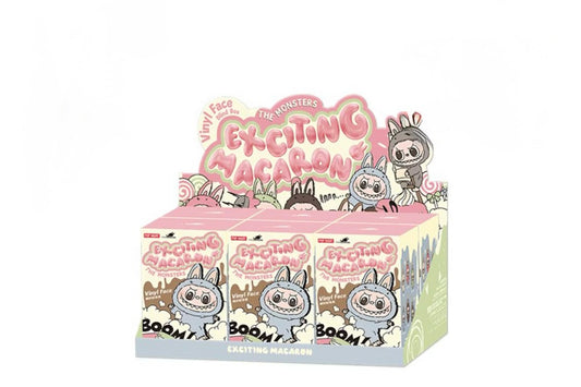 Pop Mart Labubu The Monsters Tasty Macarons Vinyl Face Sealed Case (6 Blind Boxes)