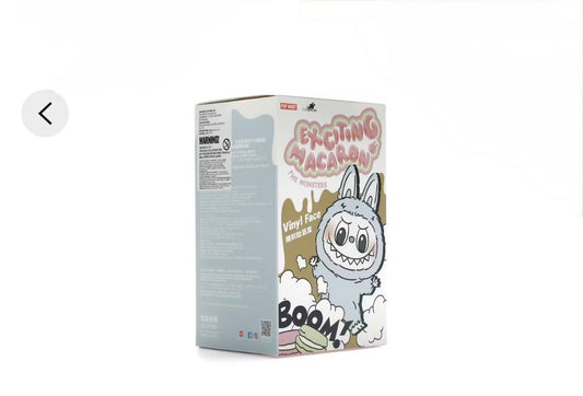 Pop Mart Labubu The Monsters Tasty Macarons Vinyl Plush Pendant Single Blind Box