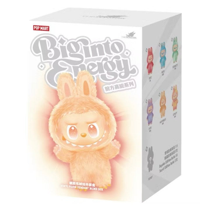 Pop Mart Labubu The Monsters Big into Energy Series Vinyl Plush Pendant Sealed Case (6 Blind Box)